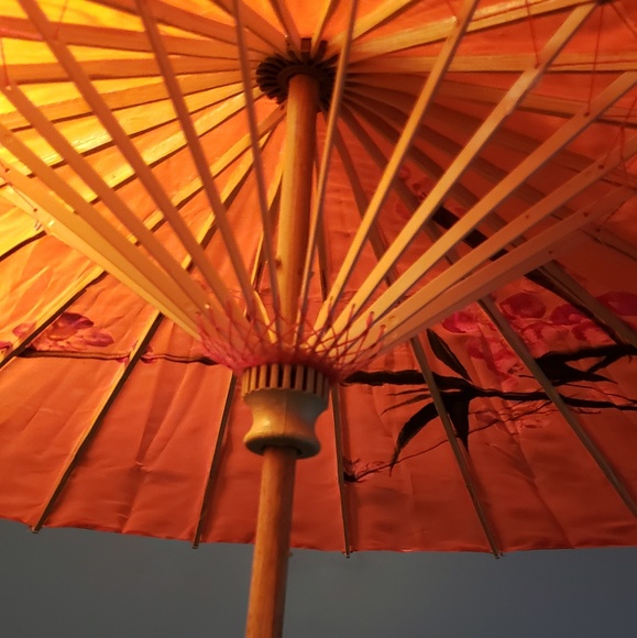 Mini hand painted Parasol - Picture 3 of 7